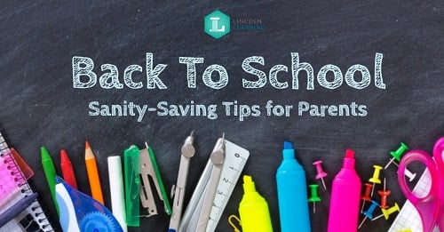 Back to school tips board